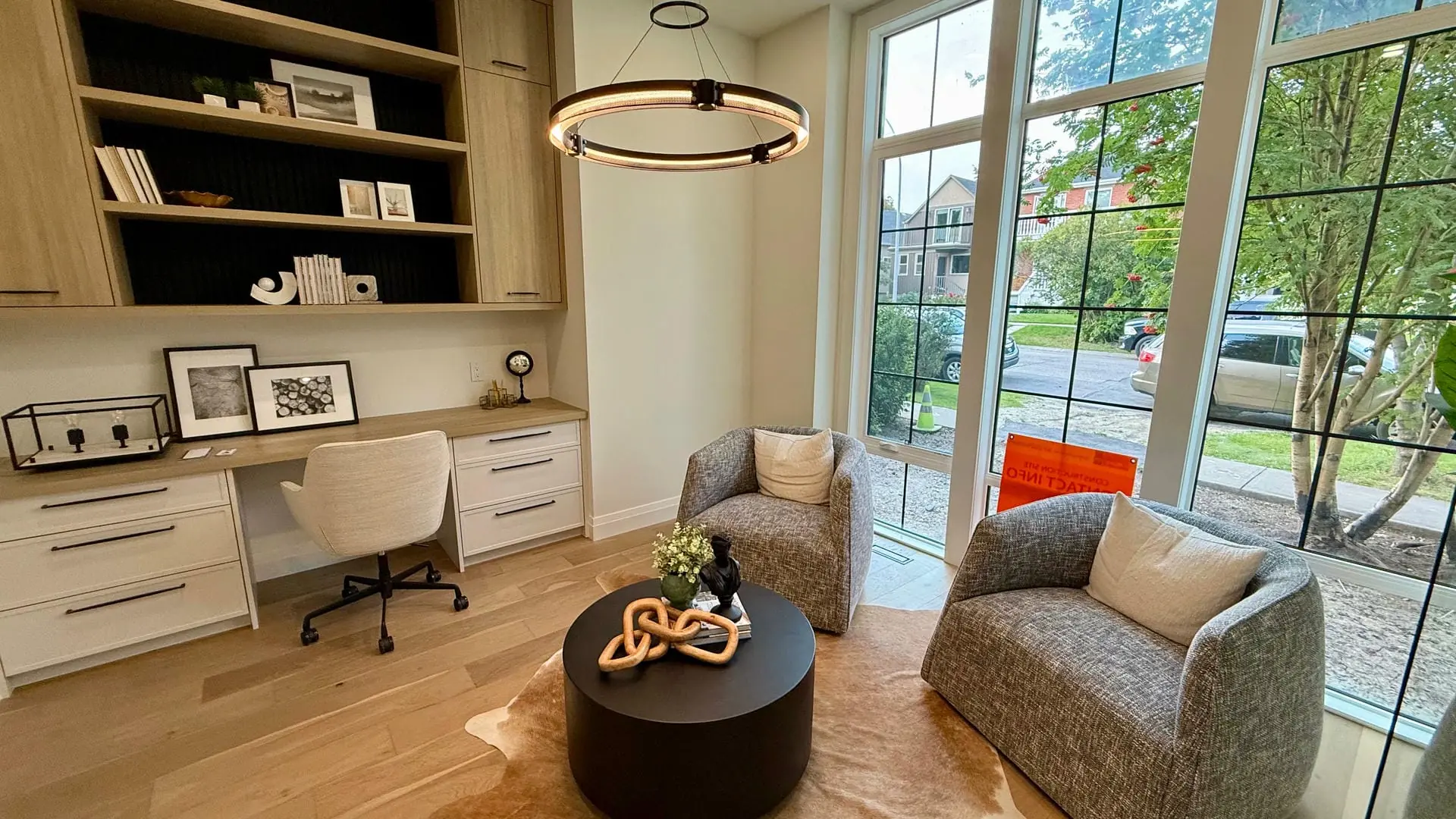 Custom addition with wine wall and bar